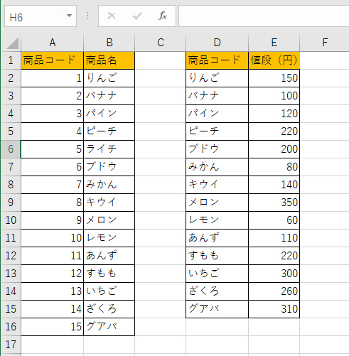 EXACT関数の例題