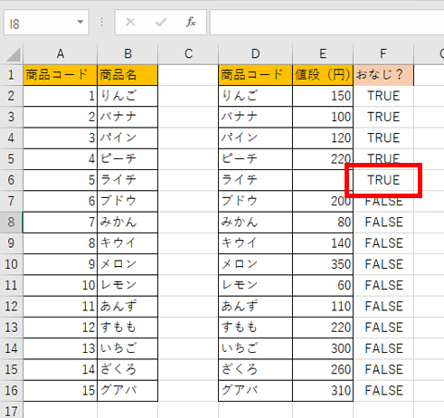 TRUEになった