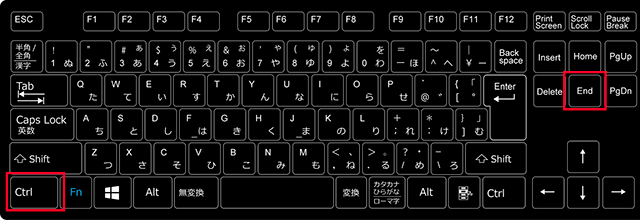 Excel エクセル セルの移動を矢印キーだけで 右下横と自由自在 もりのくまのサクサクoffice