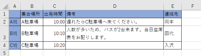 高さが整った画像