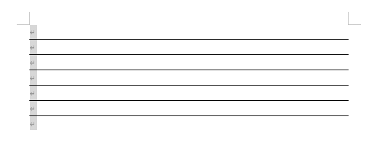 グリッド線を罫線で表現した画像