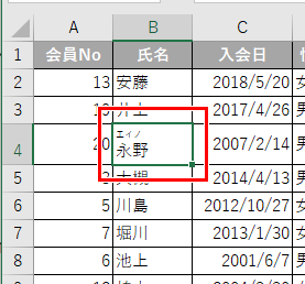 ふりがなにエイノと書かれた画像