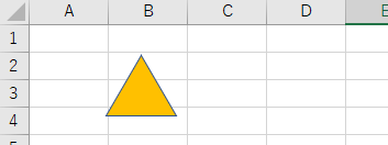 図形の色が変わった画像