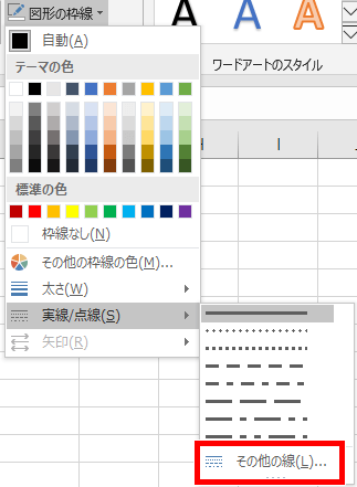 その他の線の場所