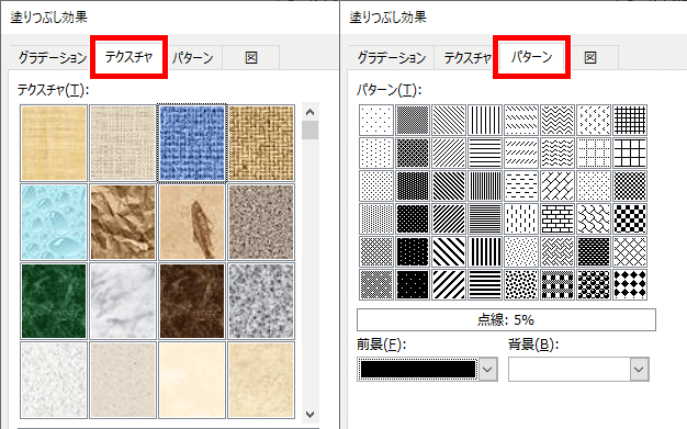 テクスチャとパターンの画像