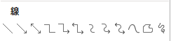 線の図形の一覧