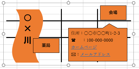 一括で塗りつぶした画像