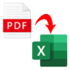 PDFをエクセルに変換するイメージ