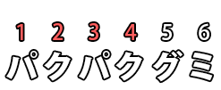 置換したい文字位置