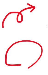 手書き風赤丸の画像