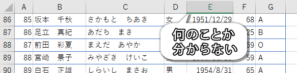 見出し行が消えた表